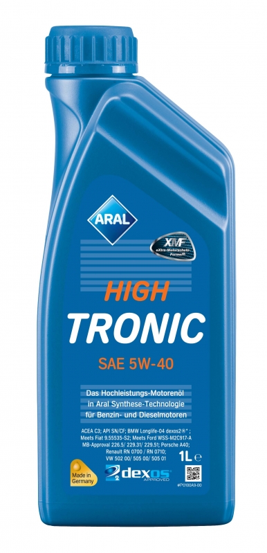 Motorno ulje Aral high tronic 5W40, 1 litar