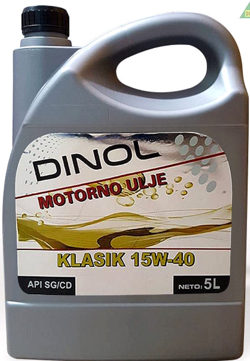 Motorno ulje Dinara 15W40 klasik 5 litara