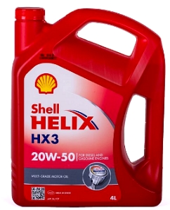 Motorno ulje Shell Helix 20W-50 HX3, 4 litra