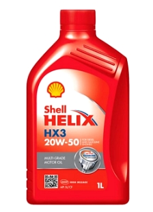 Motorno ulje Shell Helix 20W-50 HX3, 1 litar