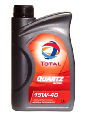 Motorno ulje Total Quartz 5000 D 15W-40, 1 litar